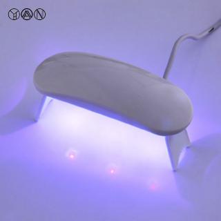 Portátil 6W Mini UV LED Lámpara USB Máquina De Curado Secador De Uñas