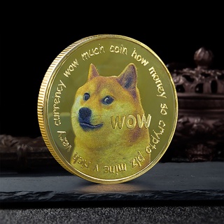 dogecoin monedas criptomoneda moneda virtual chapado en oro dogecoin monedas (6)