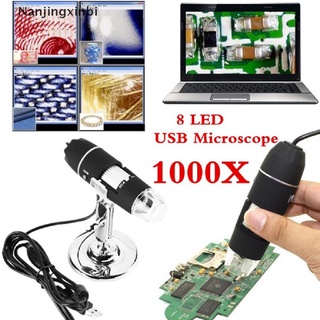 [nanjingxinbi] 8 led 1000x usb microscopio digital endoscopio lupa pc cámara [caliente]