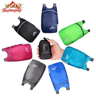 magic 8 colores ligero packable mochila al aire libre hombres mujeres daypacks plegable práctico bolsa ultraligera plegable nano impermeable 20l viaje daypack/multicolor