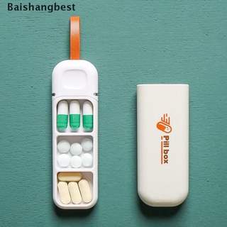 [bsb] 1 caja de pastillas portátil para tablet, dispensador de pastillas, cajas de medicina, organizador de 3 rejillas, organizador de 3 rejillas, organizador de 3 rejillas