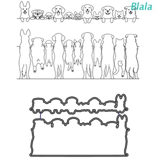 Blala - troqueles de corte de Metal para perro, diseño de sellos transparentes