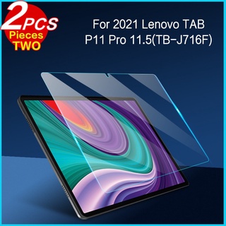 Membrana de vidrio templado transparente para Lenovo Tab P11 Pro "2021 TB-J716F Xiaoxin Pad Pro Tablet Protector de pantalla película