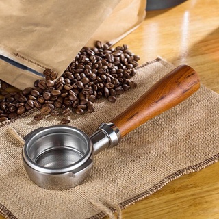 58 mm sin fondo portafilter acero inoxidable profesional espresso cafetera con 2 tazas de filtro cesta incluida