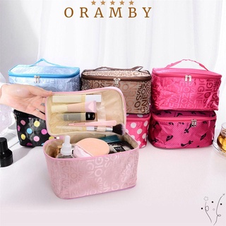 oramcurrent moda bolsa de maquillaje bolsa de las mujeres organizador de cosméticos de belleza portátil impermeable de cuero de viaje toiletry squar bolsa de lavado