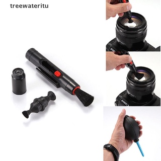 【tu】 3 in 1 Lens Cleaning Cleaner Dust Pen Blower Cloth Kit For DSLR VCR Camera .