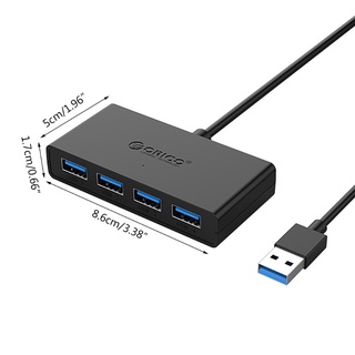 Zzz adaptador USB ligero de alta velocidad USB 3.0/divisor externo múltiple de 4 puertos (2)