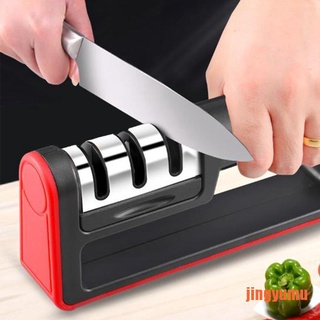 【jingy】Knife Sharpener Stainless Steel Kitchen Tool Diamond Sharpener (1)