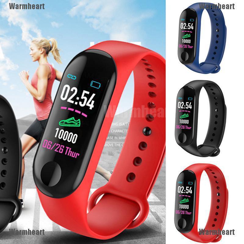 Warmheart Smart Band reloj pulsera pulsera Fitness Tracker presión arterial frecuencia cardíaca M3