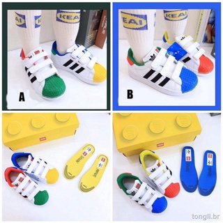 Zapatos /Modelo Lego/con nombre de la alianza Para niños/niños/niñas/tendencia de Moda (3)