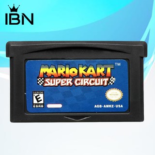 Cartucho De videojuegos Game Boy Advance Ibn Novo Mario Kart Super Circuito (1)