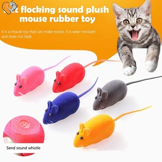 gato gatito Catching juguete falso ratón rata chirrido ruido sonido juguetes para gatos perros mascotas
