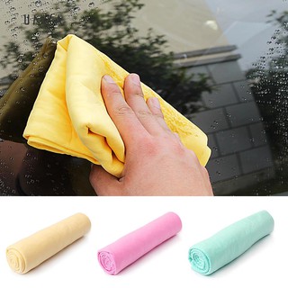 Sl toalla de tela absorbente sintética Chamois cuero lavado de coches cabello seco