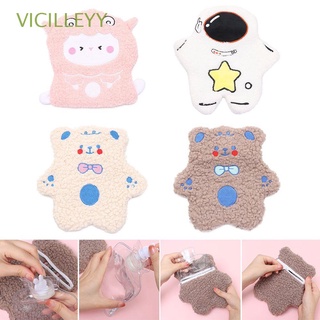 VICILLEYY Girl Hot Water Bag Compress Water Injection Warm Handbag Irrigation Gift Plush Winter Thickened Warm Belly Warm Baby