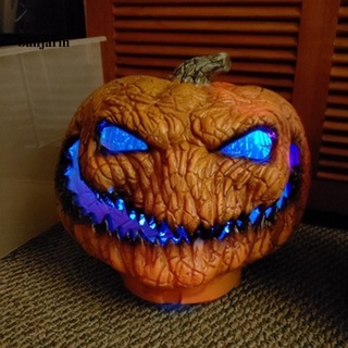 Zs Horrible Evil calabaza luz de batería lámpara de Halloween fiesta decoración de vacaciones (4)