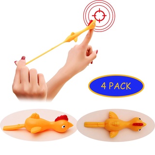 Rubber Chicken Flick Chicken Flying Chicken Flingers Stretchy Christmas Gift Toy