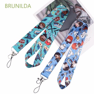 BRUNILDA Funny Keychain Lanyard Gift for Women Men Mobile Phone Straps Magic Shcool Hang Mobile Phone Accessories Neckband Hang Rope Keychain Hang Rope Neck Strap ID Card Holder Lanyard (1)