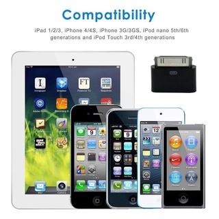 Lun 8pin Adaptador hembra a 30 pines convertidor Para Iphone4 4s Ipad 2 3 Ipod Touch 4 (3)