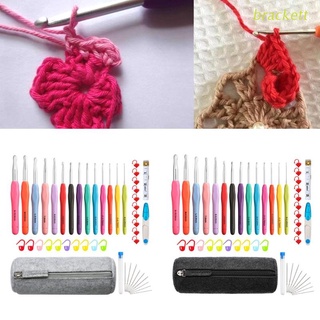 brack crochet ganchos conjunto grande ojo contundente agujas de marcado clips herramientas diy hilo tejer (1)