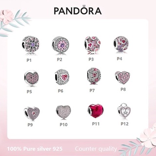 Pandora 925 Silver Rose Flower Series Collar de pulsera de flores Joyería de pareja
