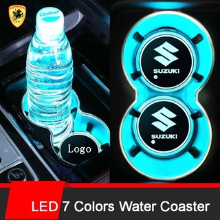 Coche de agua Cover Cover Cubierta de coche Mat Mat Agua Pad Color Colorida Luz LED para Suzuki Vitara Swift XL7 Preso Dzire Jimny Ciaz Celerio Erteriga (1)
