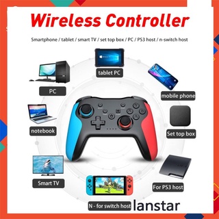 Controlador Inalámbrico 2.4G Para PS3/PC/Caja De TV/Teléfono Inteligente Bluetooth Dual Vibración Joystick Gamepad lanstar