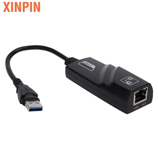 Xinpin adaptador Ethernet USB a RJ45 Gigabit con cable tarjeta de red externa accesorios de ordenador