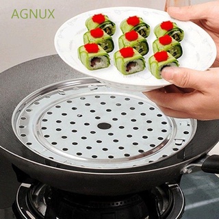 AGNUX Durable Steamer Shelf Three-legged Rack Tray Stand Steaming Rack Round Shape Cookware Tool Kitchen Accessories Insert Tripod Multi-functional Three-legged Steamer Pot Steaming/Multicolor