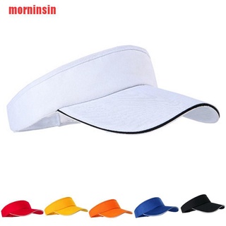 {morninsin} visera ajustable Unisex hombres mujeres liso parasol deporte Golf tenis transpirable gorra sombrero IEE