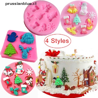 （prussian） Christmas Fondant Silicone Mold Baking Chocolate Pastry Candy Clay Cake Tool {bigsale}