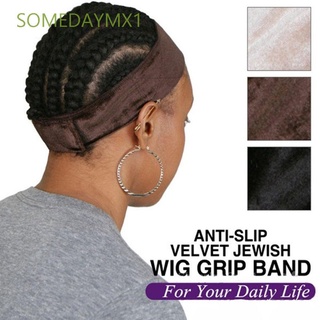 Somedaymx1 peluca De terciopelo ajustable peluca Sintética Para mujer peluca invisible extensiones De cabello/Multicolor (1)