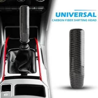 Car Gear Shift Knob Carbon Fiber Look Shifter Lever Gear Stick Knob 130mm (4)