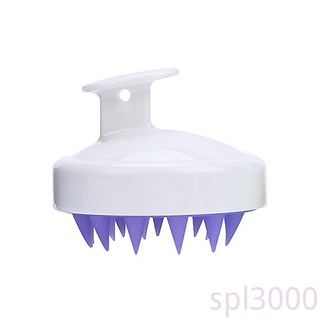 Spl-scalp cepillo de masaje de silicona de mano cabeza masajeador portátil ducha cepillo de lavado de pelo