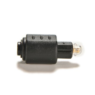 Mini conector cuadrado de 3.5 mm a Toslink adaptador de Audio óptico hembra a macho