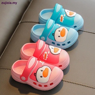 Niños s sandalias de verano niños y niñas de dibujos animados Baotou agujero zapatos para bebés de 1-3 años de edad 2 bebé antideslizante sandalias de playa y zapatillas (4)