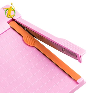 [Fitness] Cortador de papel portátil cortador de fotos de guillotina para etiqueta cupón de papel laminado oficina en casa