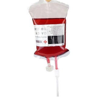 DIY bolsa de sangre reutilizable energía de la sangre bebida bolsa concentrada jugo paquete de energía (2)
