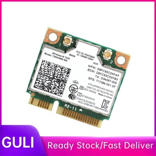 Guli Mini PCI‐E tarjeta Wifi inalámbrica BT Network Express módulo de interfaz 7260HMW bn