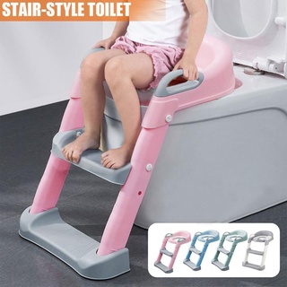 Asiento de inodoro orinal asiento de entrenamiento para niños silla plegable taburete escalera de inodoro escalera para bebé niño niña seguro orinales