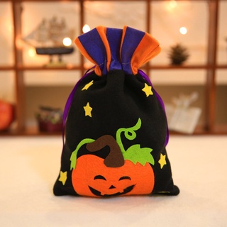 Halloween Tote Bag niños Festival caramelo cordón bolsa decoración de fiesta (3)