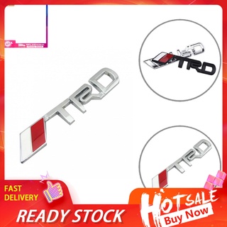 cute_ 3d trd logo metal maletero cola emblema de la insignia de la etiqueta engomada de la decoración para