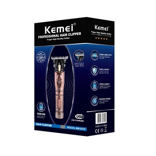 Kemei máquina profesional para Cortar cabello/máquina de máquina kemei km 9370 Ridethewind