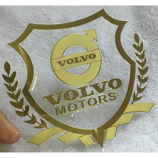 volvo logotipo del coche modificado ventana del coche metal decorativo pegatina s40 s60 s80 s90 xc40 xc60 xc90 v40 v50 v60