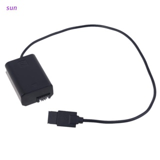 sun cable adaptador para -dji ronin-s gimbal a np-fw50 batería falsa para -sony a7 a7r a7s a7 a7ii a7rii a6300/a6400/a6500