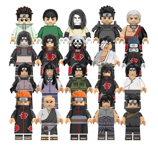 En stock Narutoes minifigures Juguetes rock lee aburame shino Figuritas Bloques De Construcción Juguete De Niños (1)