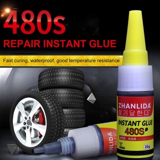 480s coche reparación de neumáticos pegamento negro adhesivos selladores Super Caulk Auto reparación de goma neumático pegamento ventana altavoz sello de reparación de neumáticos