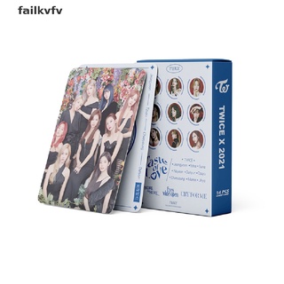 Failkvfv 54pcs/set TWICE ITZY MAMAMOO Red Velvet IU Lomo Card Photo Album Photocard Card CL