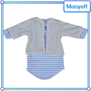 (Moayutt) Mono De muñeca+pantalones+gorro+calcetines Para muñecas De 22-23"