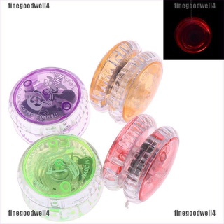 Finegoodwell4 1Pc Kids plastic LED luminous high speed Yoyo ball colorful flash children toy Brilliant (1)