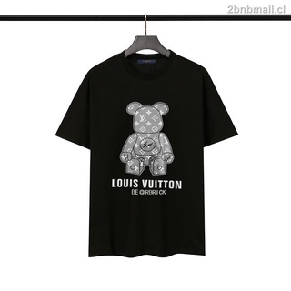 louis*v parejas moda algodón manga corta camisetas verano clásico impresión deportes casual tops unisex (4)